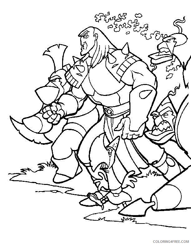Quest for Camelot Coloring Pages Printable Coloring4free