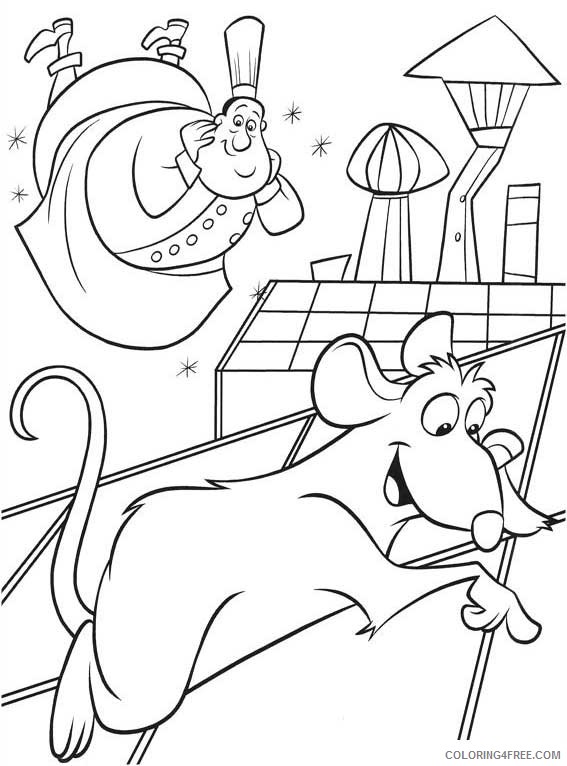 Ratatouille Coloring Pages Printable Coloring4free