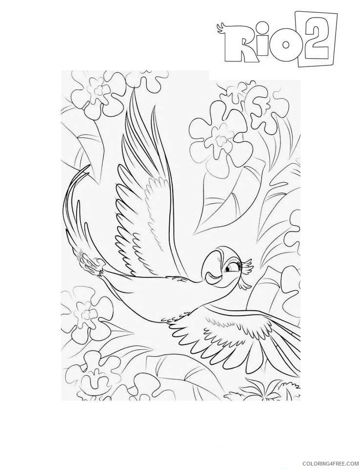 Rio Coloring Pages Printable Coloring4free