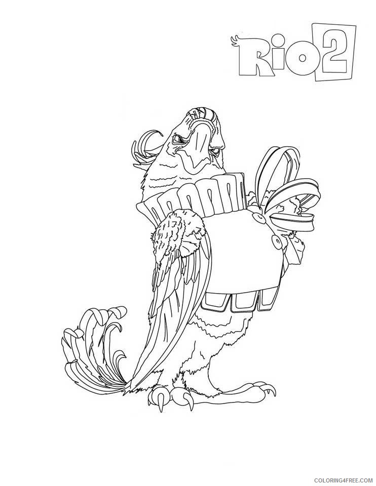 Rio Coloring Pages Printable Coloring4free