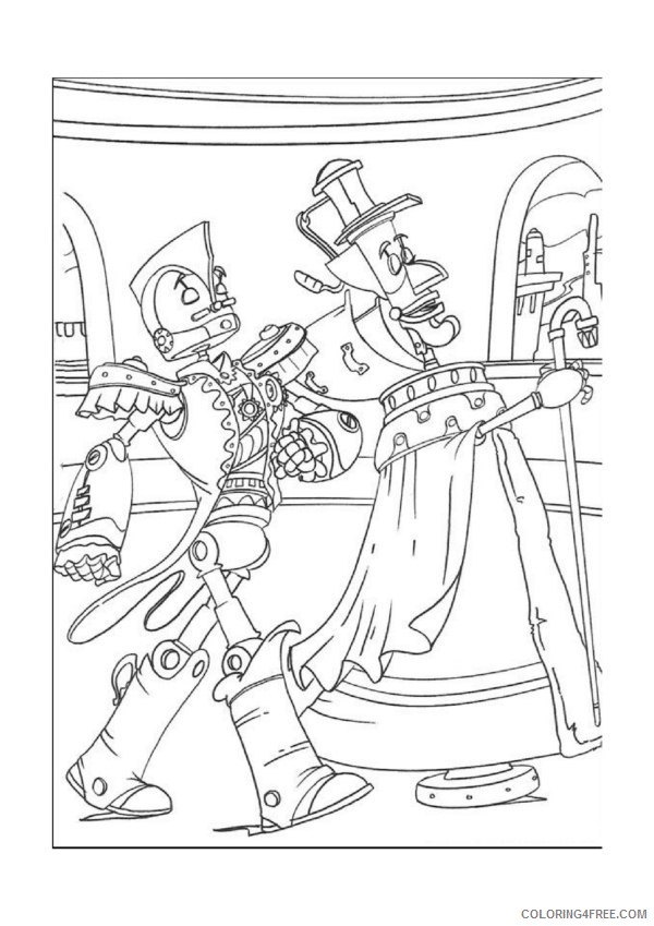 Robots Coloring Pages Printable Coloring4free