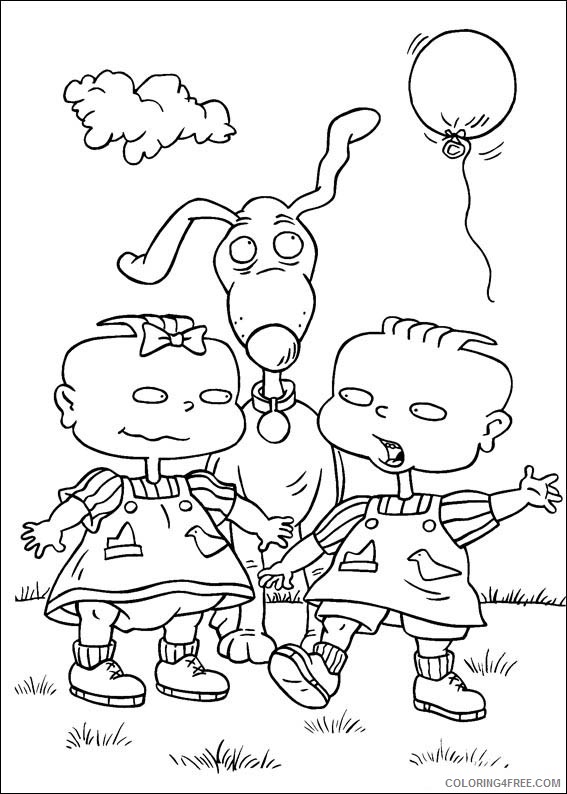 Rugrats Coloring Pages Printable Coloring4free