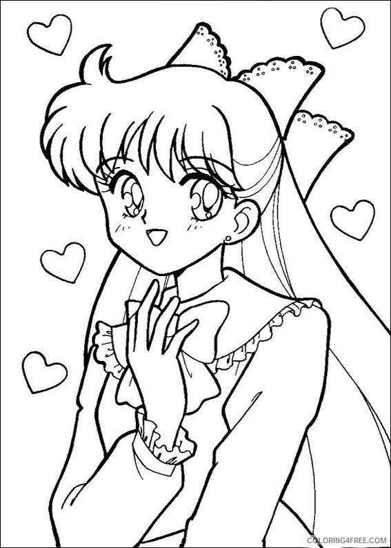 Sailor Moon Coloring Pages Printable Coloring4free
