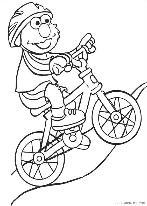 Sesame Street Coloring Pages Printable Coloring4free