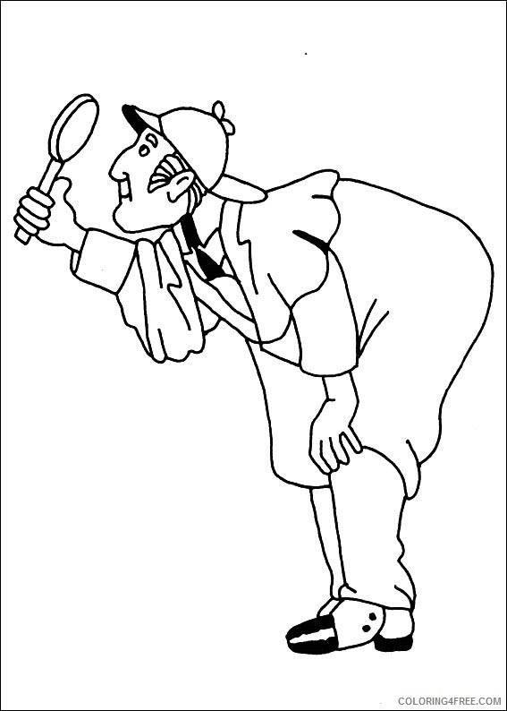 Sherlock Holmes Coloring Pages Printable Coloring4free