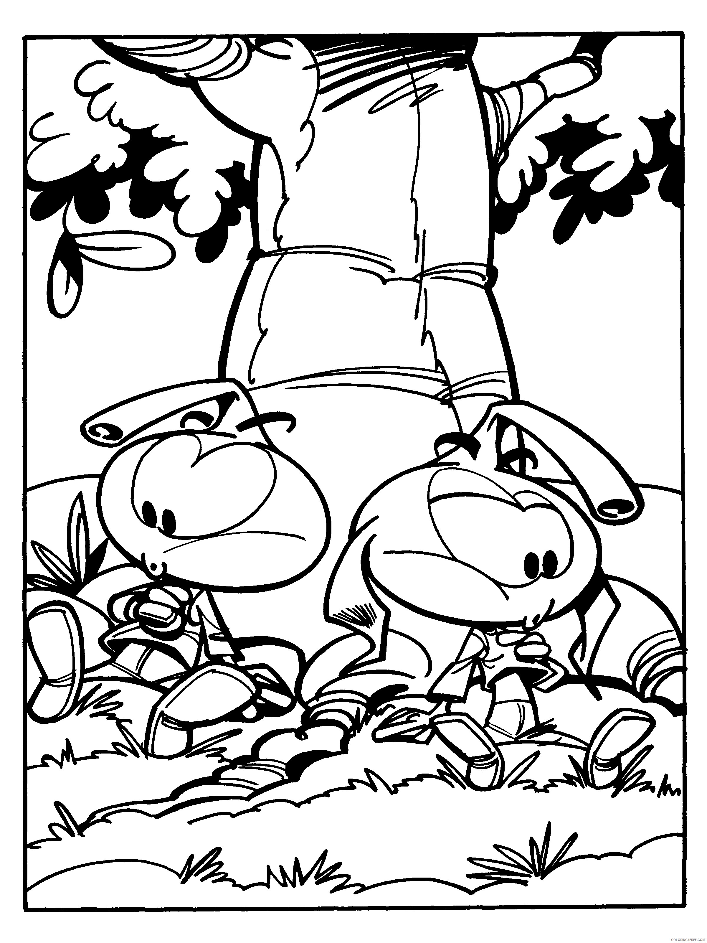 Snorks Coloring Pages Printable Coloring4free
