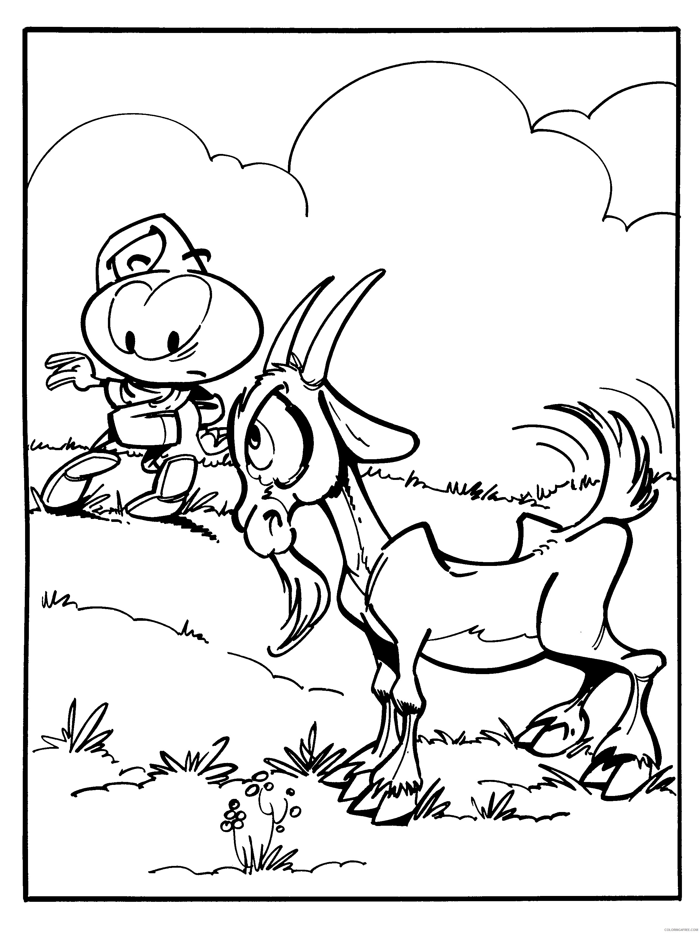 Snorks Coloring Pages Printable Coloring4free