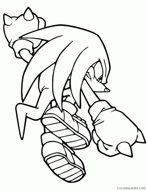 Sonic Coloring Pages Printable Coloring4free