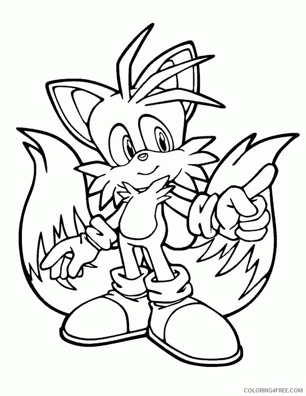 Sonic Coloring Pages Printable Coloring4free