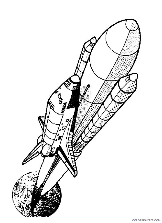 Space Coloring Pages Printable Coloring4free