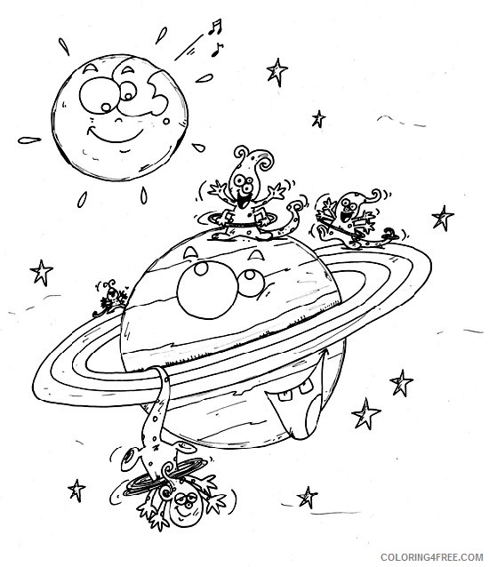 Space Coloring Pages Printable Coloring4free