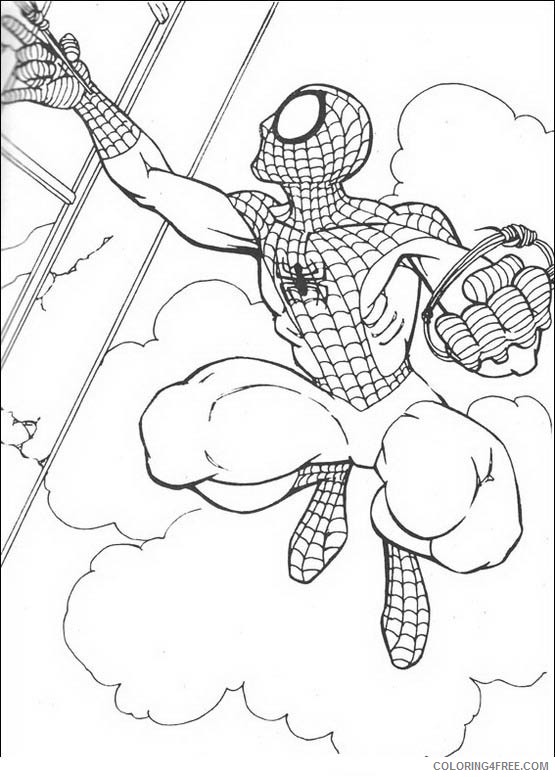 Spiderman Coloring Pages Printable Coloring4free