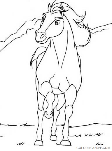 Spirit Coloring Pages Printable Coloring4free