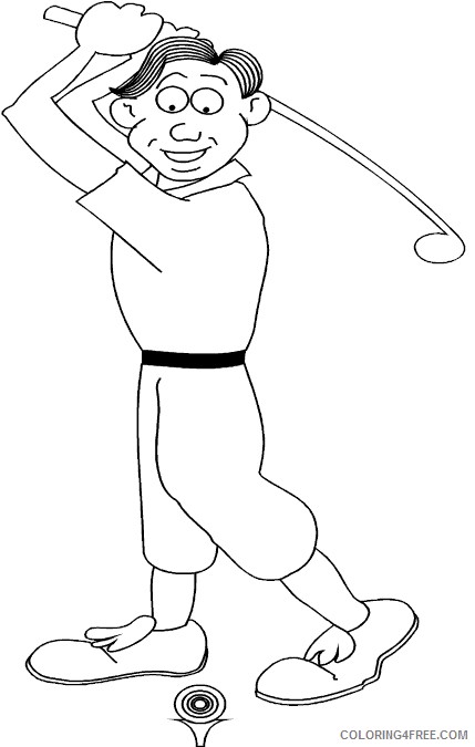 Sports Coloring Pages Printable Coloring4free