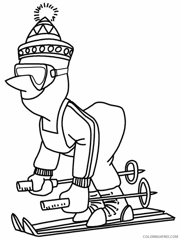 Sports Coloring Pages Printable Coloring4free