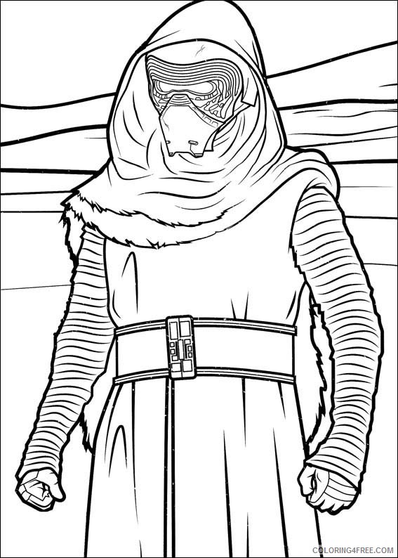 Star Wars VII Coloring Pages Printable Coloring4free