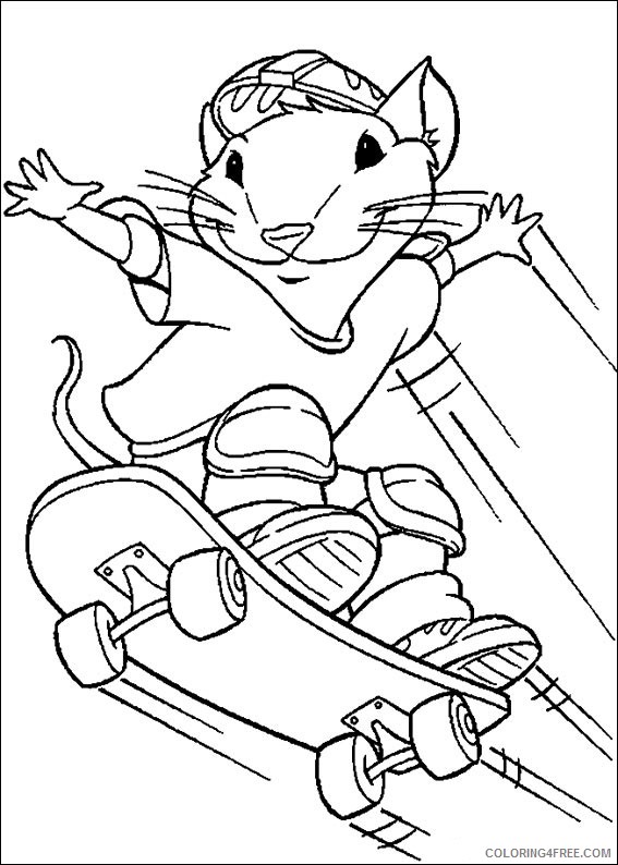 Stuart Little Coloring Pages Printable Coloring4free
