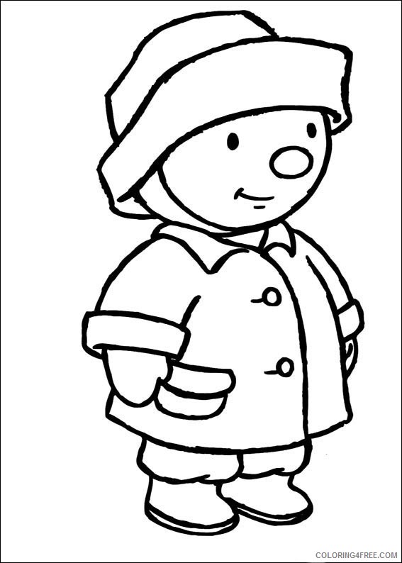 Tchoupi Coloring Pages Printable Coloring4free