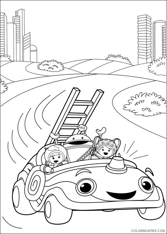 Team Umizoomi Coloring Pages Printable Coloring4free