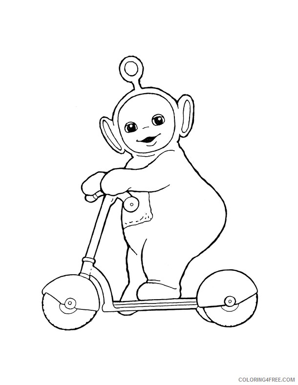Teletubbies Coloring Pages Printable Coloring4free