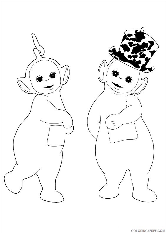 Teletubbies Coloring Pages Printable Coloring4free