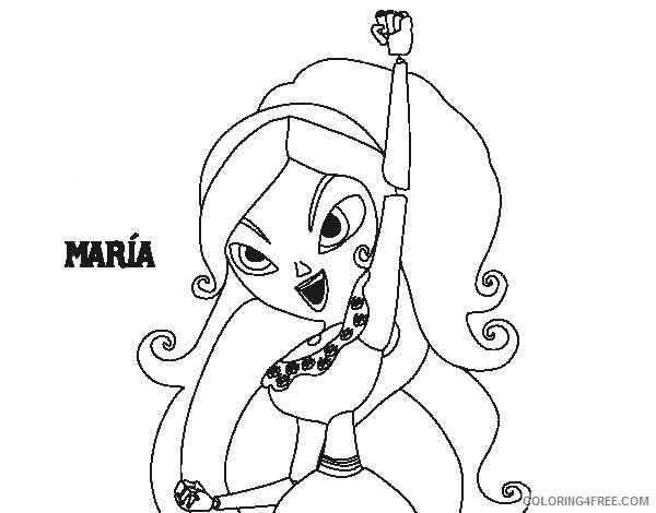 The Book of Life Coloring Pages Printable Coloring4free