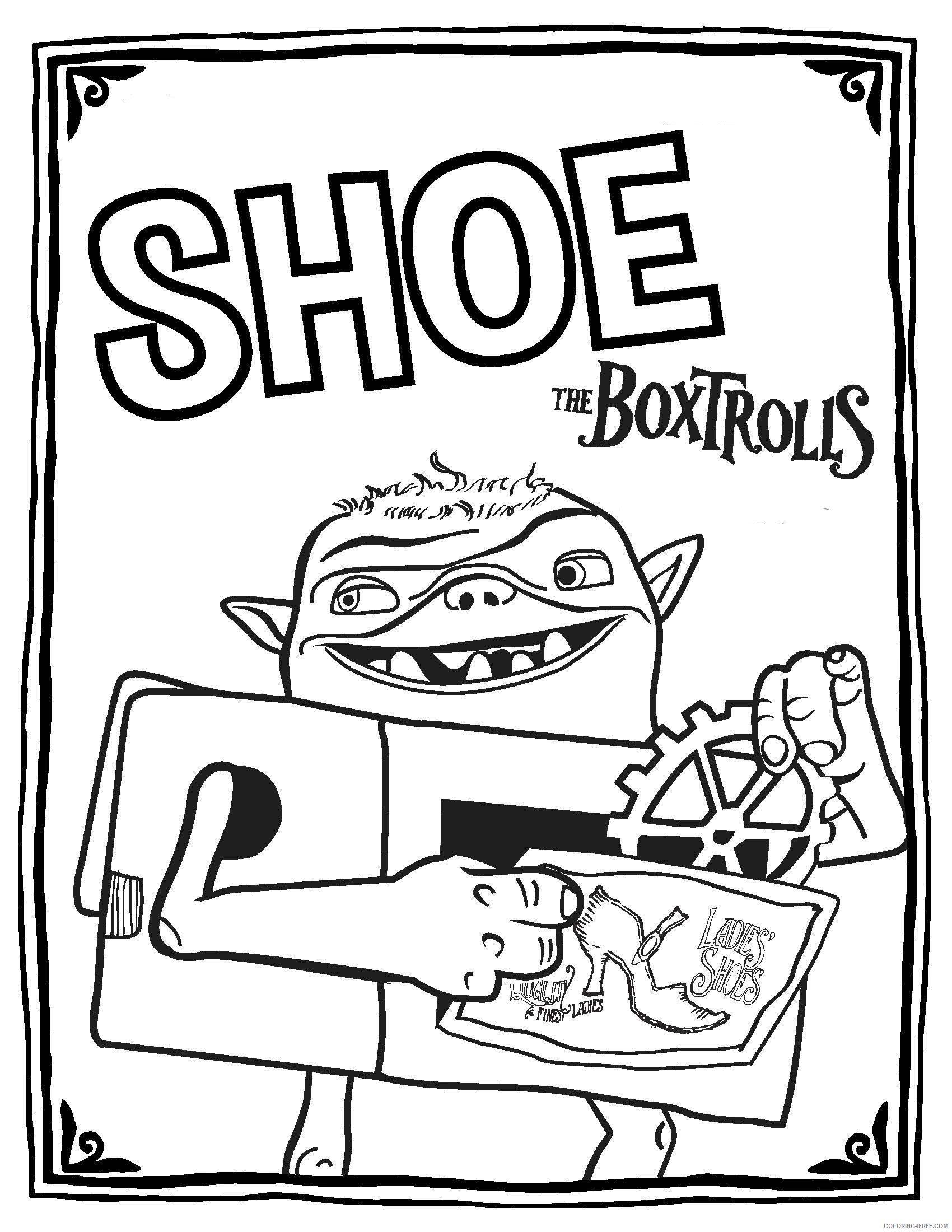 The Boxtrolls Coloring Pages Printable Coloring4free