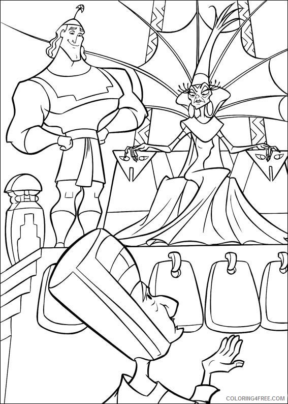 The Emperors New Groove Coloring Pages Printable Coloring4free