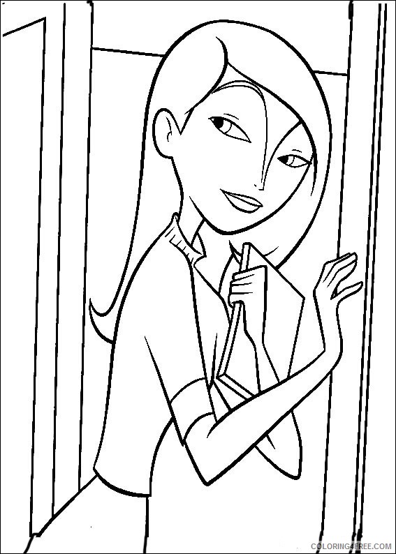 The Incredibles Coloring Pages Printable Coloring4free