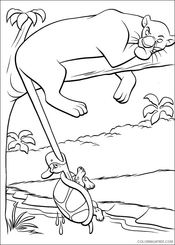The Jungle Book Coloring Pages Printable Coloring4free