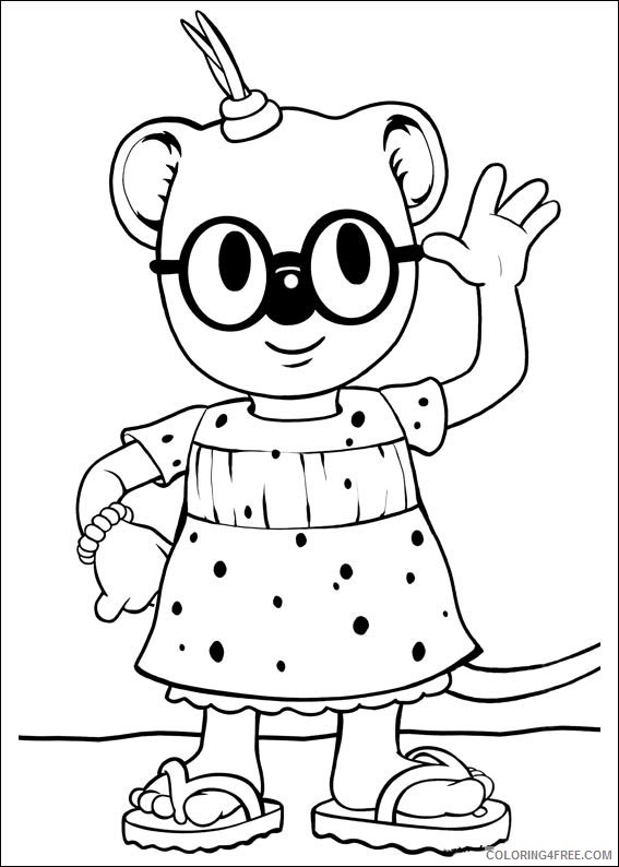 The Koala Brothers Coloring Pages Printable Coloring4free