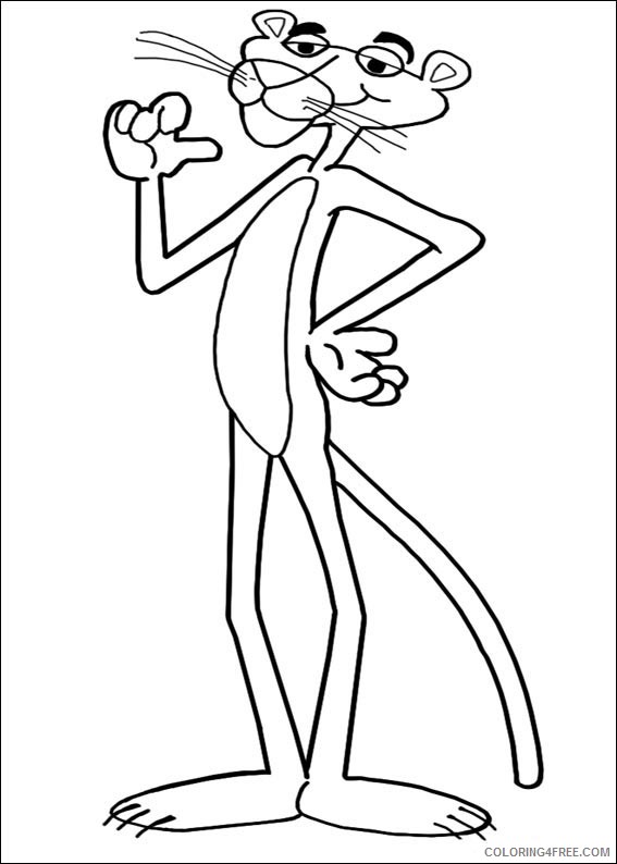 The Pink Panther Coloring Pages Printable Coloring4free