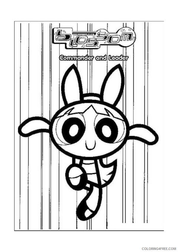The Powerpuff Girls Coloring Pages Printable Coloring4free