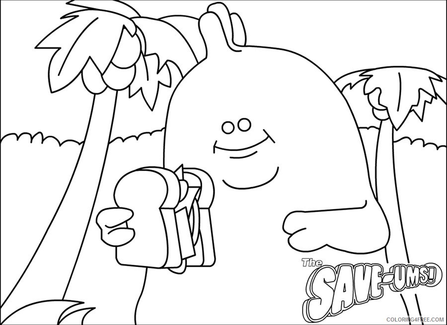 The Save Ums Coloring Pages Printable Coloring4free