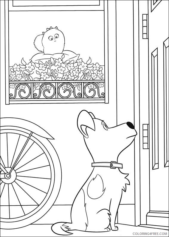 The Secret Life of Pets Coloring Pages Printable Coloring4free