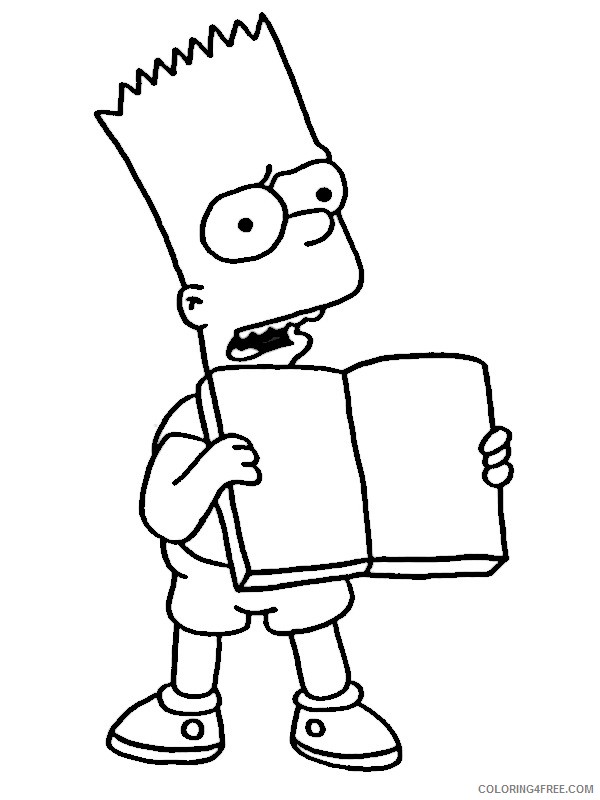 The Simpsons Coloring Pages Printable Coloring4free