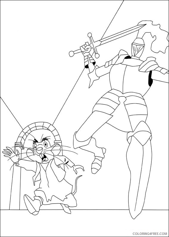 The Tale of Despereaux Coloring Pages Printable Coloring4free