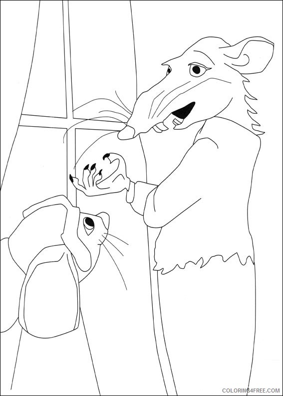 The Tale of Despereaux Coloring Pages Printable Coloring4free