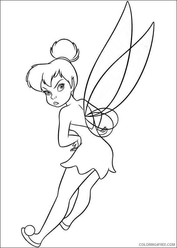 Tinker Bell A Winter Story Coloring Pages Printable Coloring4free