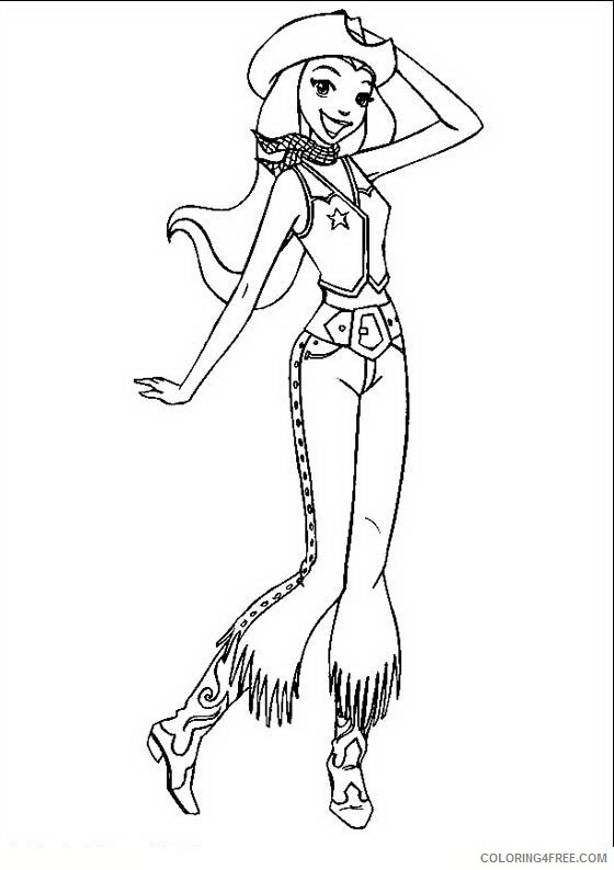 Totally Spies Coloring Pages Printable Coloring4free