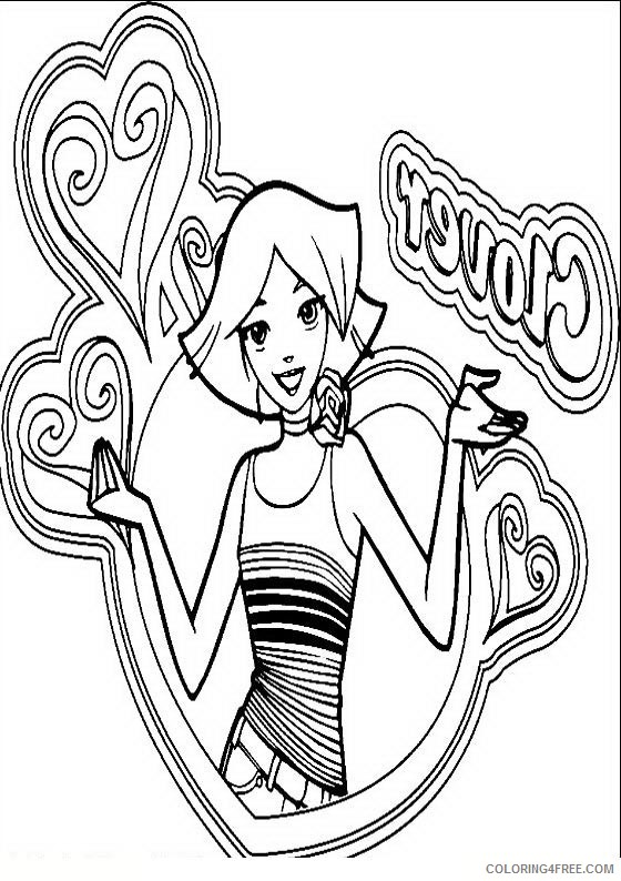 Totally Spies Coloring Pages Printable Coloring4free
