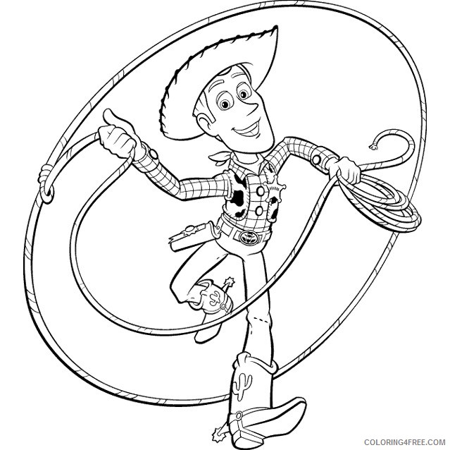 Toy Story Coloring Pages Printable Coloring4free