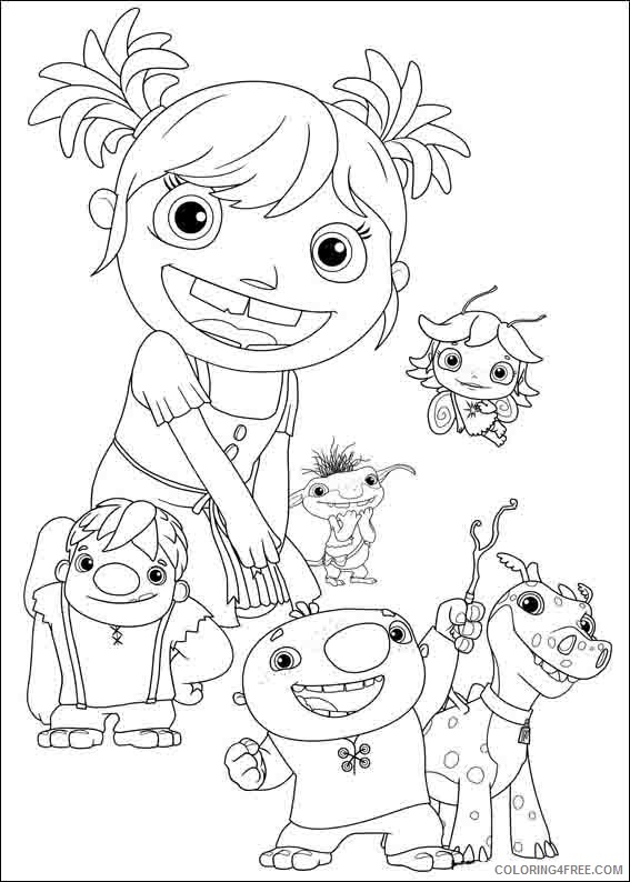 Wallykazam Coloring Pages Printable Coloring4free
