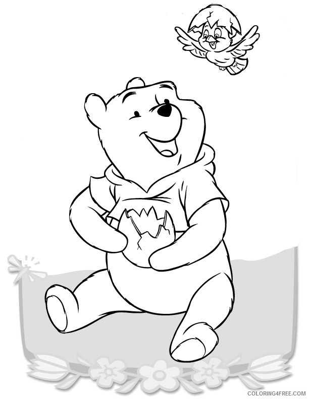 Winnie the Pooh Coloring Pages Printable Coloring4free