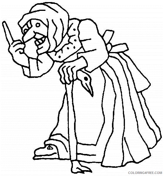 Witch Coloring Pages Printable Coloring4free