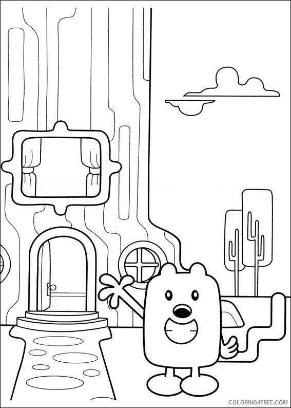 Wow Wow Wubbzy Coloring Pages Printable Coloring4free