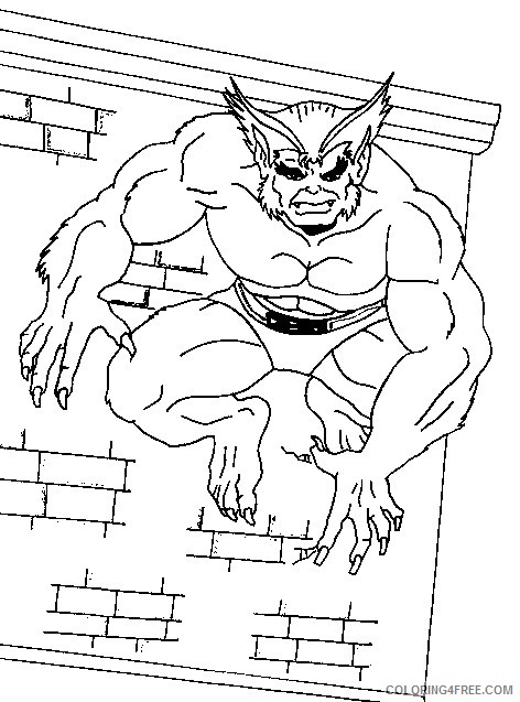 X Men Coloring Pages Printable Coloring4free