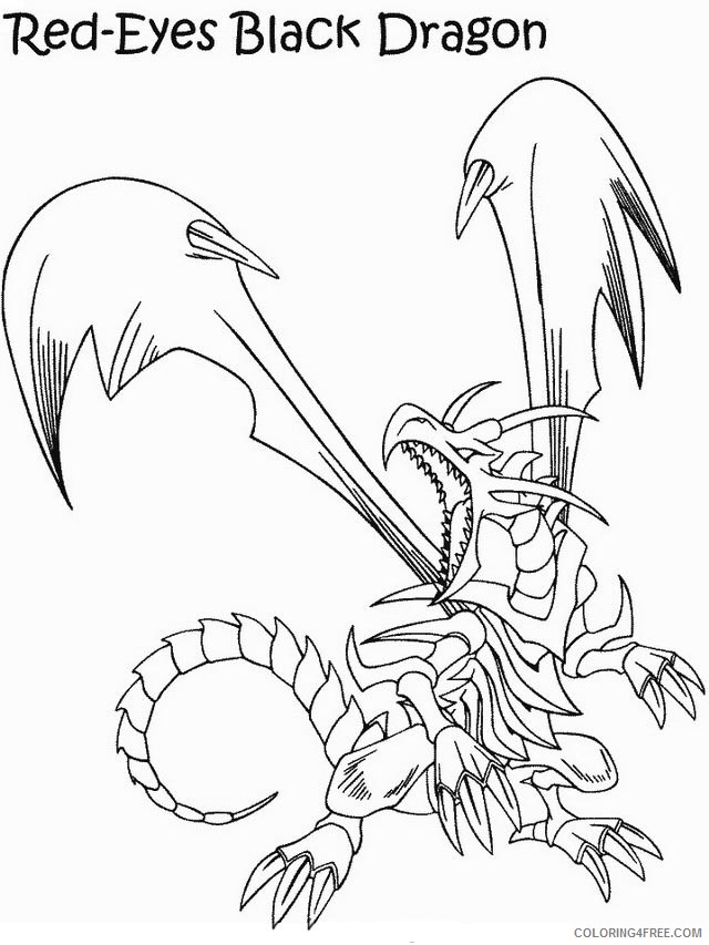 Yu Gi Oh Coloring Pages Printable Coloring4free