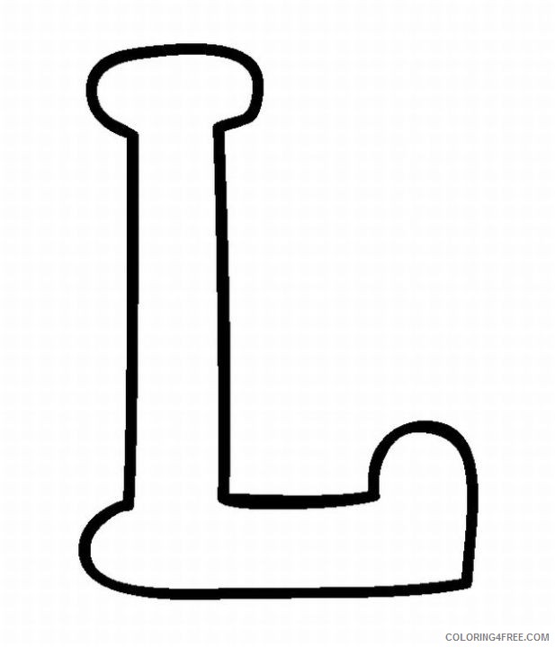 abc coloring pages l letter Coloring4free