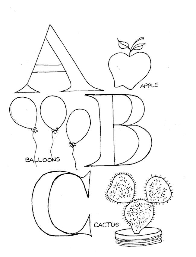 abc coloring pages printable Coloring4free